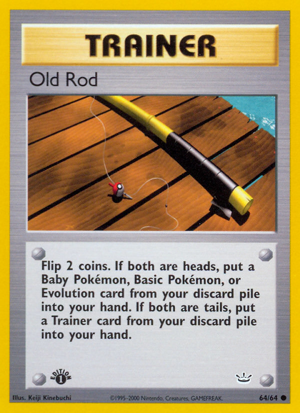 Old Rod – Neo Revelation 64/64 Pokémon card