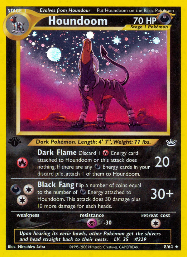 Houndoom – Neo Revelation 8/64 Pokémon card