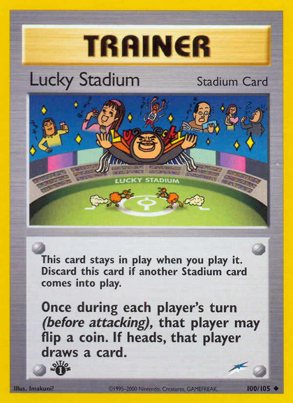 Lucky Stadium – Neo Destiny 100/105 Pokémon card