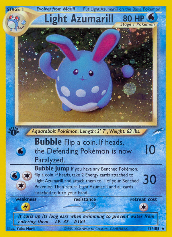 Light Azumarill – Neo Destiny 13/105 Pokémon card