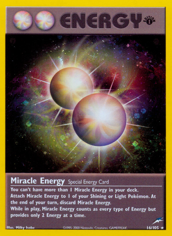 Miracle Energy – Neo Destiny 16/105 Pokémon card