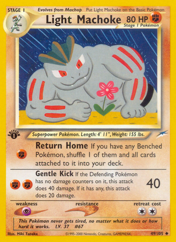 Light Machoke – Neo Destiny 49/105 Pokémon card