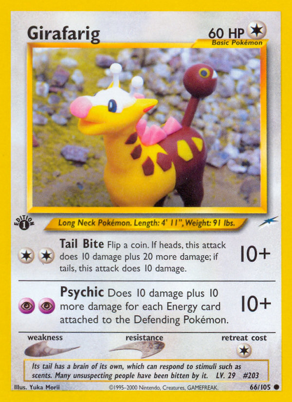 Girafarig – Neo Destiny 66/105 Pokémon card