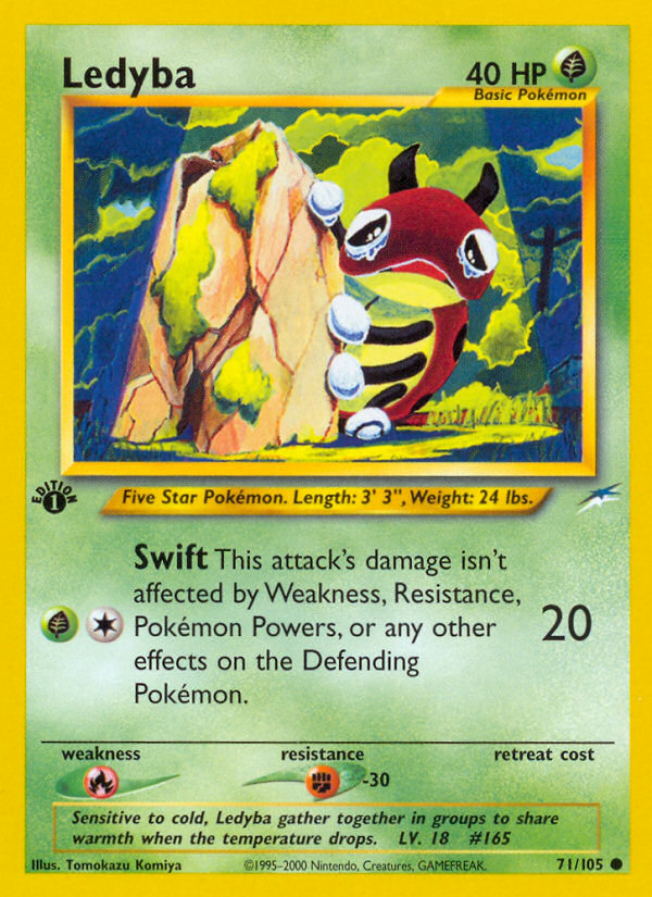 Ledyba – Neo Destiny 71/105 Pokémon card