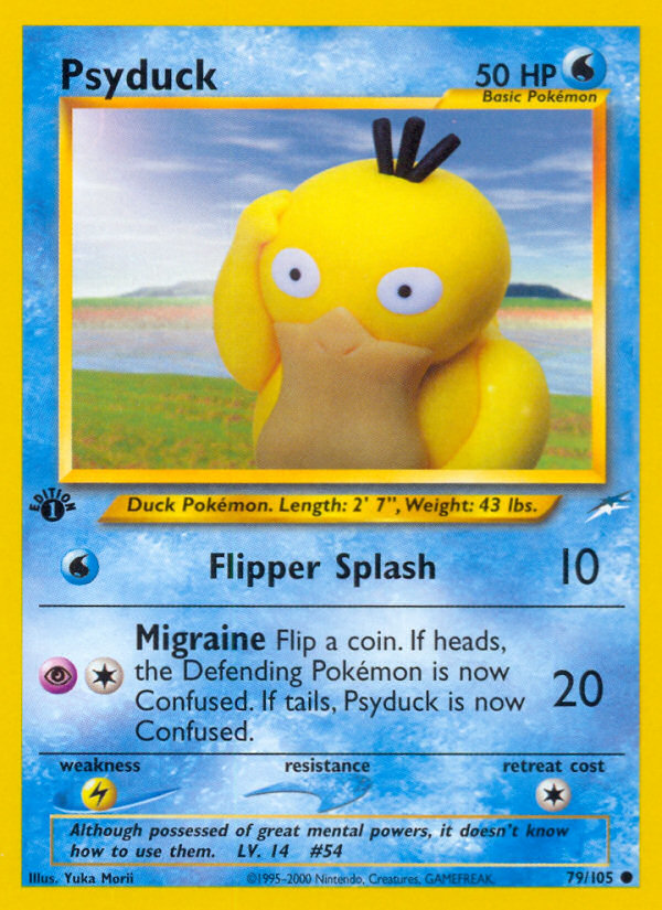 Psyduck – Neo Destiny 79/105 Pokémon card