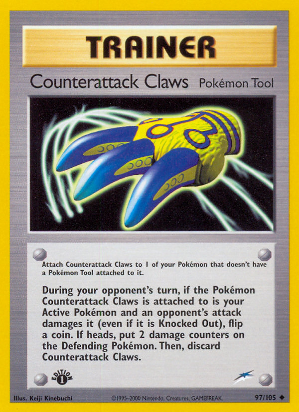 Counterattack Claws – Neo Destiny 97/105 Pokémon card