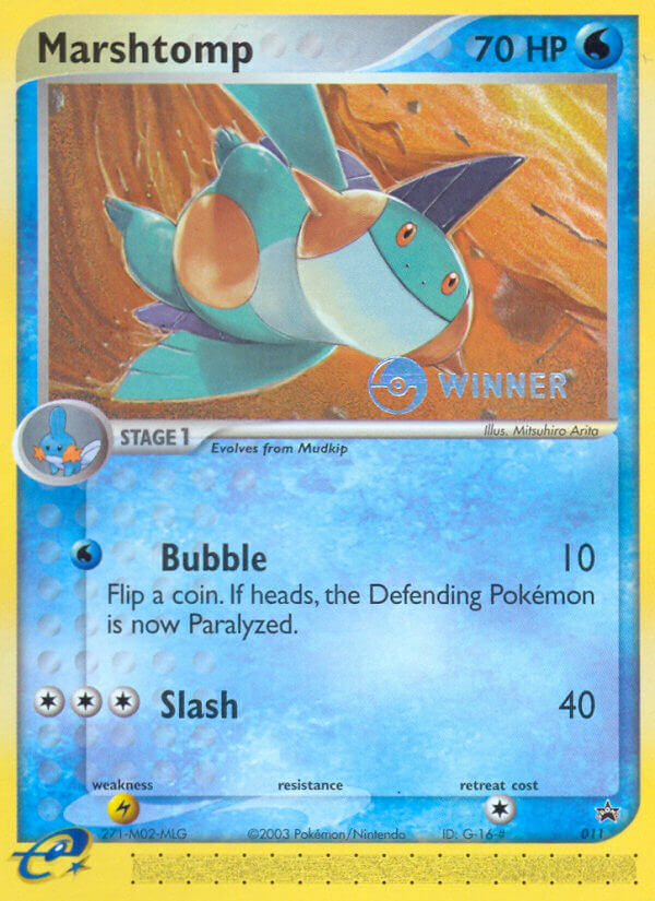 Marshtomp – Nintendo Black Star Promos 011 Pokémon card