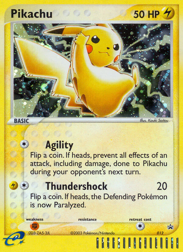 Pikachu – Nintendo Black Star Promos 012 Pokémon card