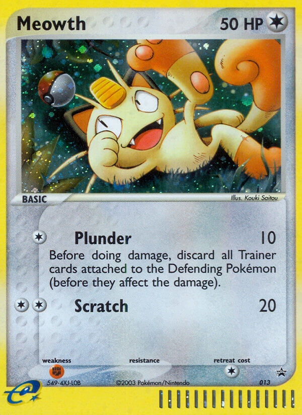 Meowth – Nintendo Black Star Promos 013 Pokémon card