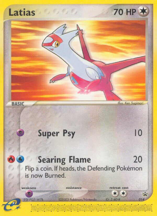 Latias – Nintendo Black Star Promos 014 Pokémon card