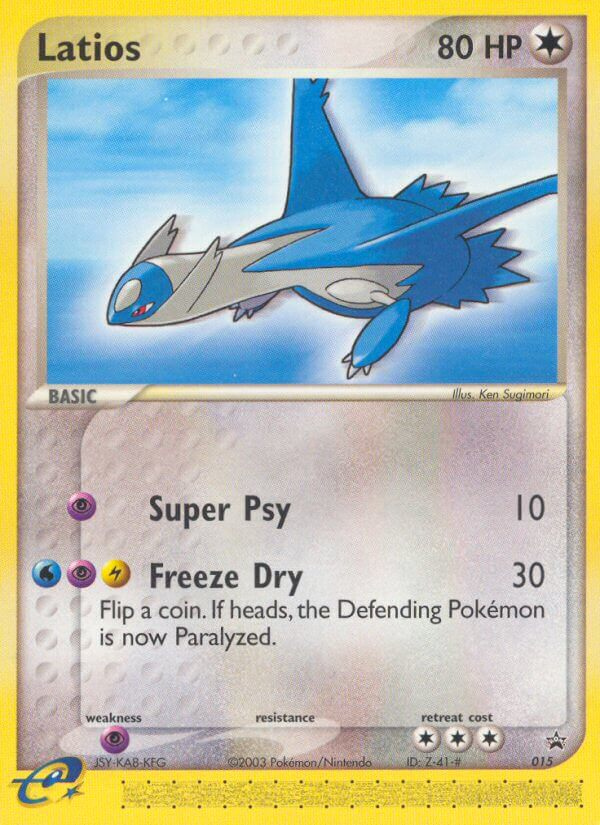 Latios – Nintendo Black Star Promos 015 Pokémon card