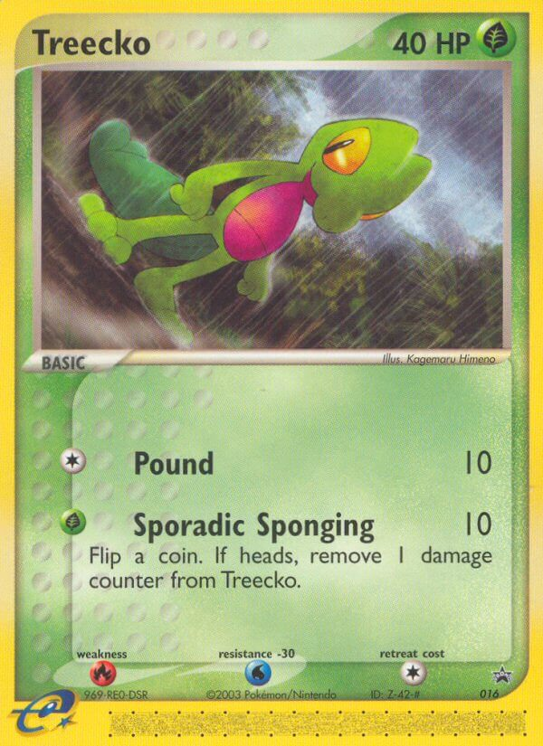 Treecko – Nintendo Black Star Promos 016 Pokémon card