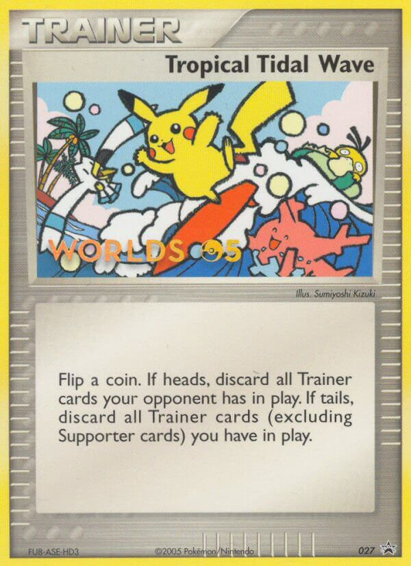 Tropical Tidal Wave – Nintendo Black Star Promos 027 Pokémon card
