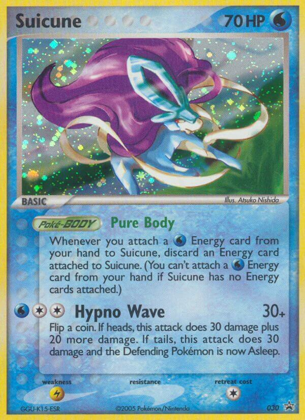 Suicune – Nintendo Black Star Promos 030 Pokémon card