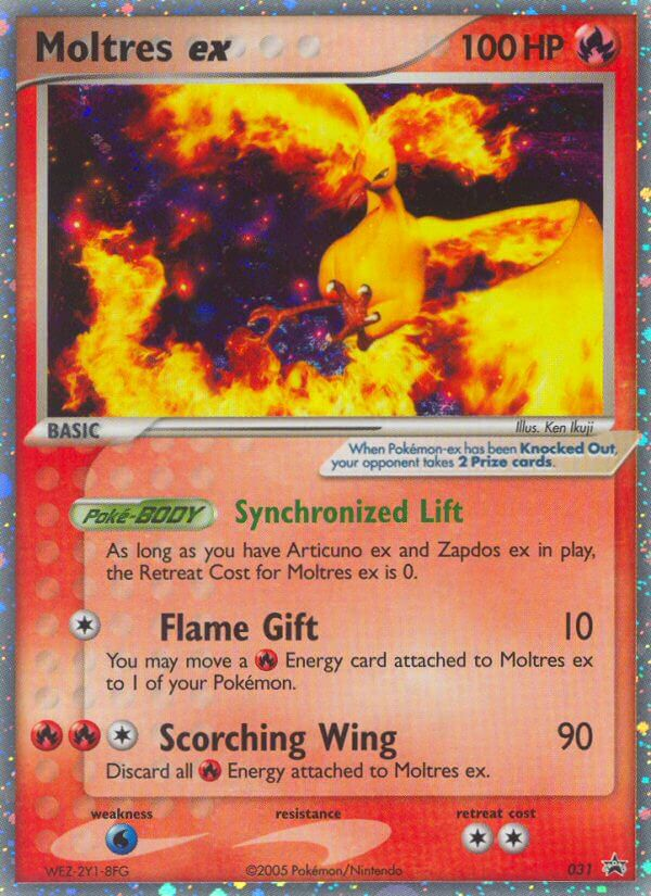 Moltres ex – Nintendo Black Star Promos 031 Pokémon card