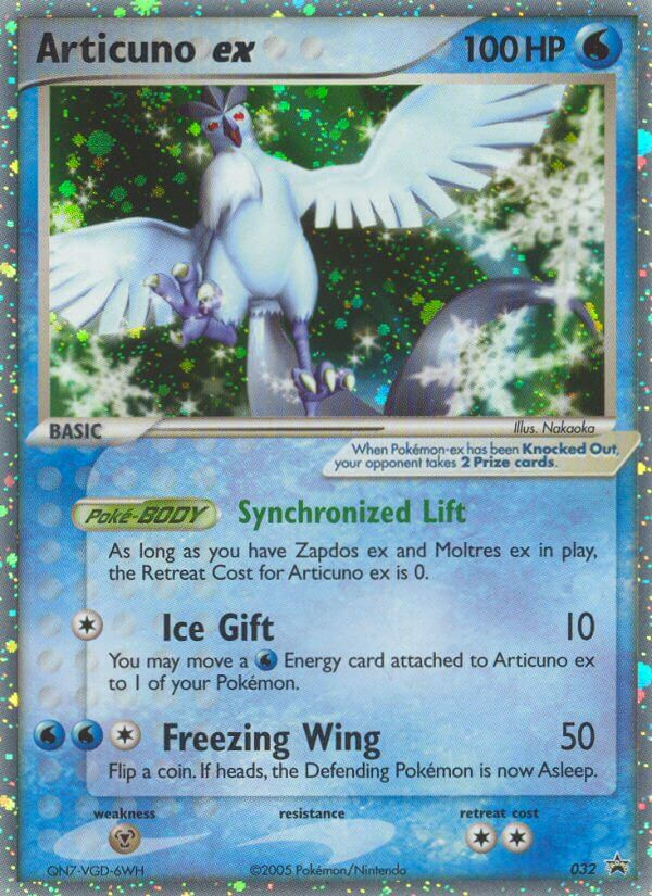 Articuno ex – Nintendo Black Star Promos 032 Pokémon card
