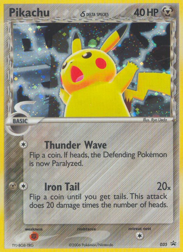 Pikachu δ – Nintendo Black Star Promos 035 Pokémon card