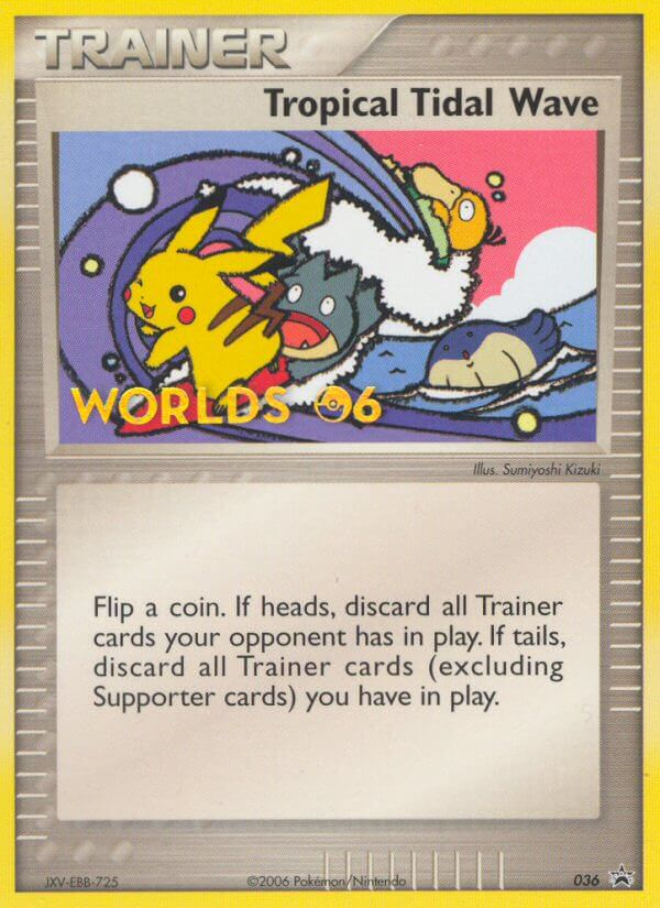 Tropical Tidal Wave – Nintendo Black Star Promos 036 Pokémon card