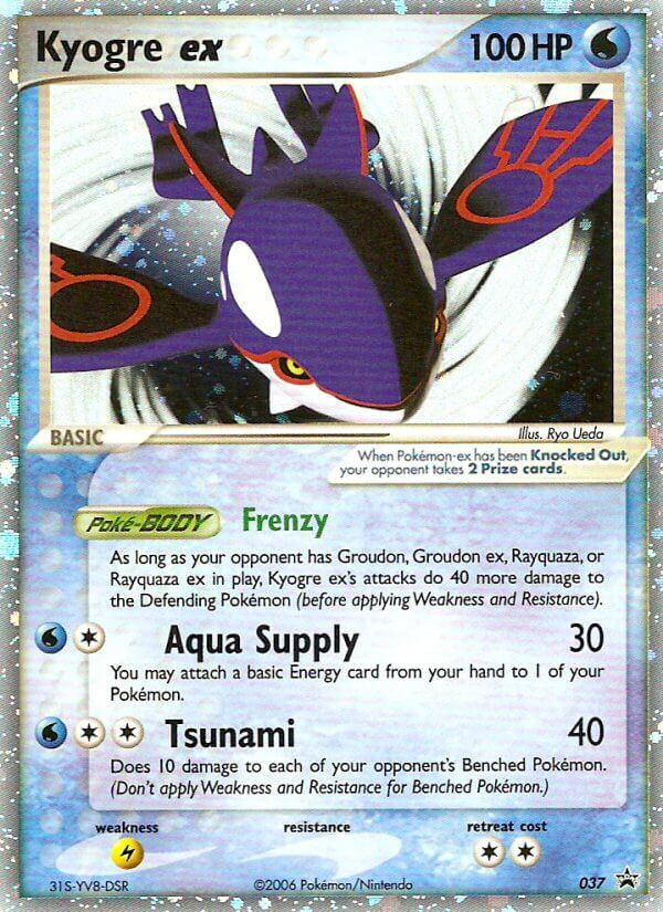 Kyogre ex – Nintendo Black Star Promos 037 Pokémon card