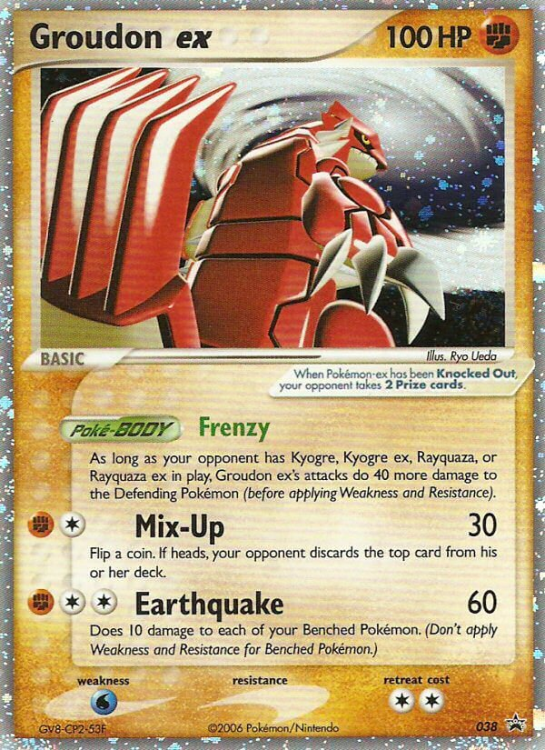 Groudon ex – Nintendo Black Star Promos 038 Pokémon card