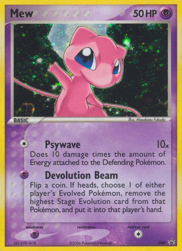 Mew – Nintendo Black Star Promos 040 Pokémon card