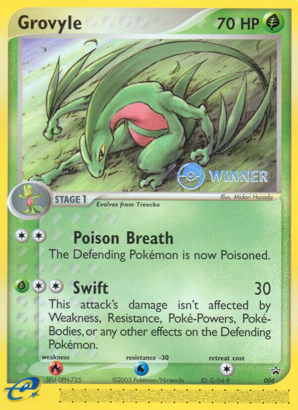Grovyle – Nintendo Black Star Promos 004 Pokémon card
