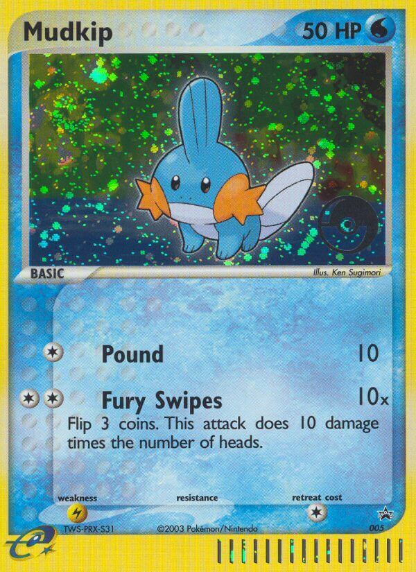 Mudkip – Nintendo Black Star Promos 005 Pokémon card