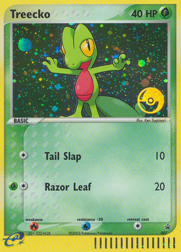 Treecko – Nintendo Black Star Promos 007 Pokémon card
