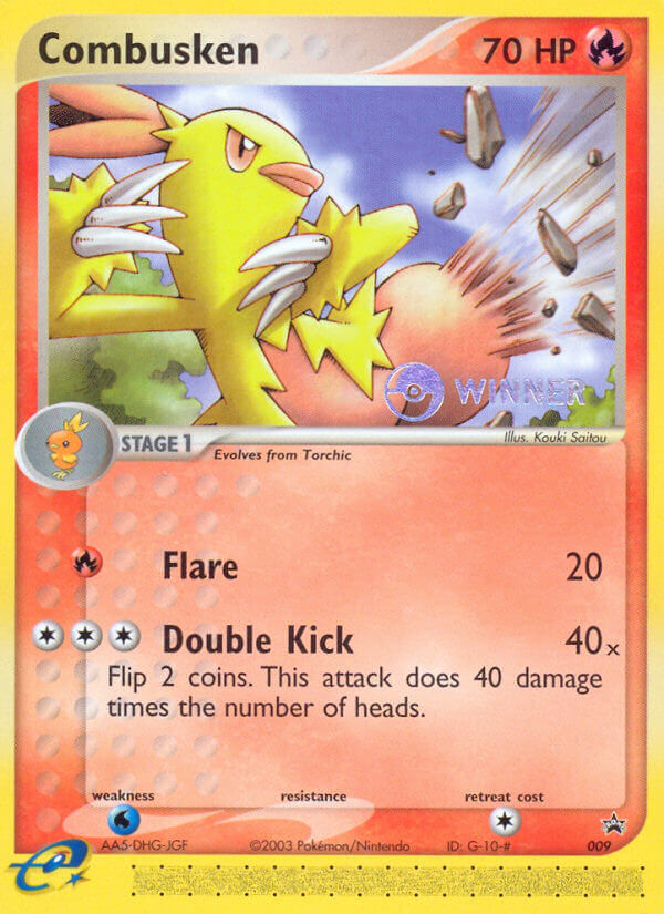 Combusken – Nintendo Black Star Promos 009 Pokémon card