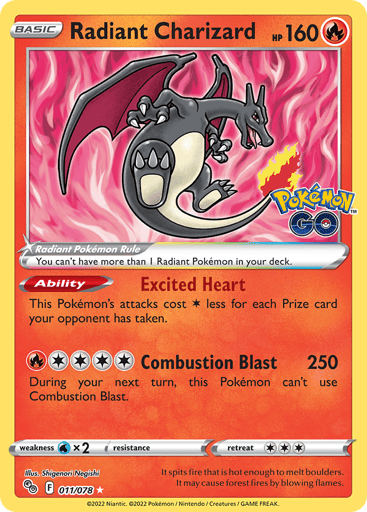 Radiant Charizard - Pokémon GO 11