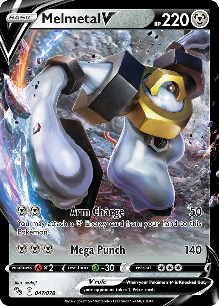 Melmetal V – Pokémon GO 047/078 Pokémon card