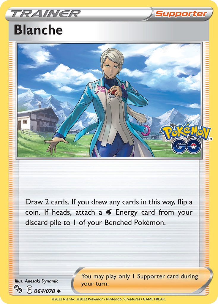 Blanche – Pokémon GO 064/078 Pokémon card