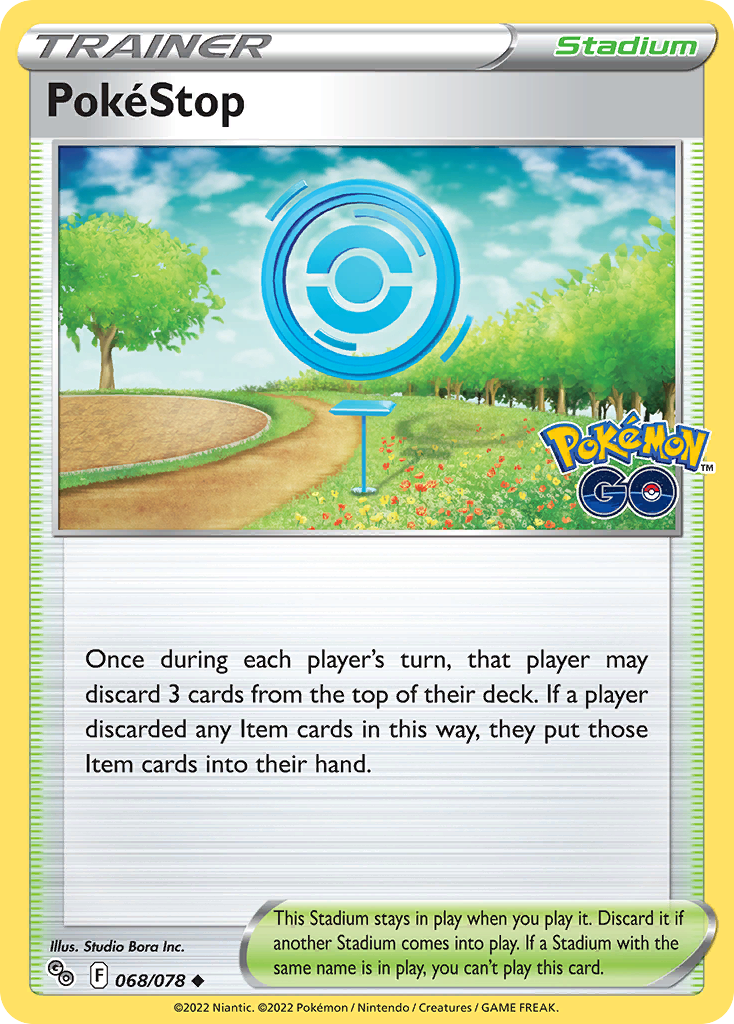 PokéStop – Pokémon GO 068/078 Pokémon card