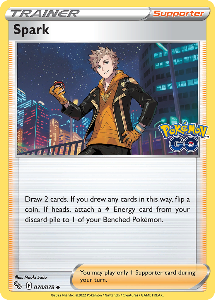 Spark – Pokémon GO 070/078 Pokémon card