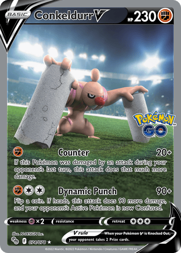 Conkeldurr V - Pokémon GO 74