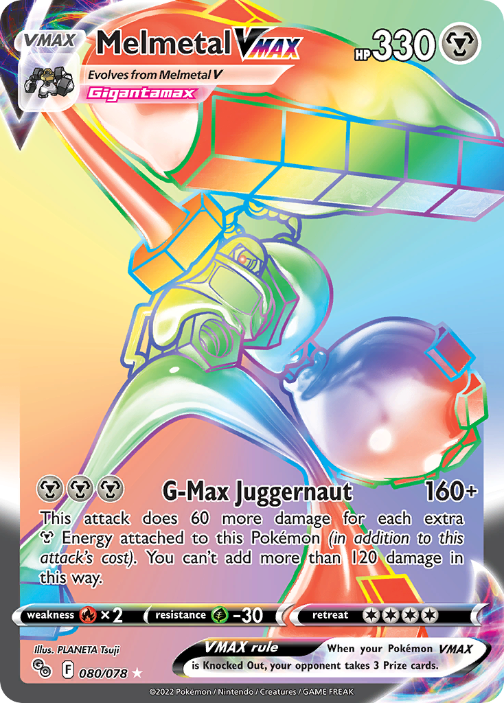 Melmetal VMAX – Pokémon GO 080/078 Pokémon card