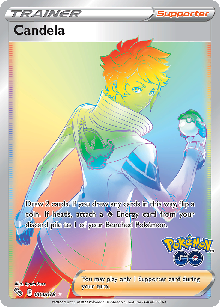 Candela – Pokémon GO 083/078 Pokémon card
