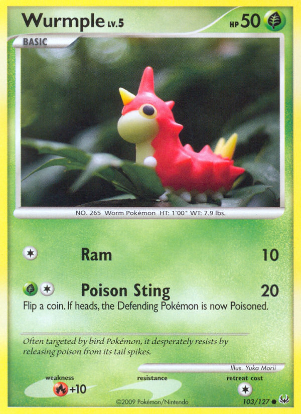 Wurmple – Platinum 103/127 Pokémon card