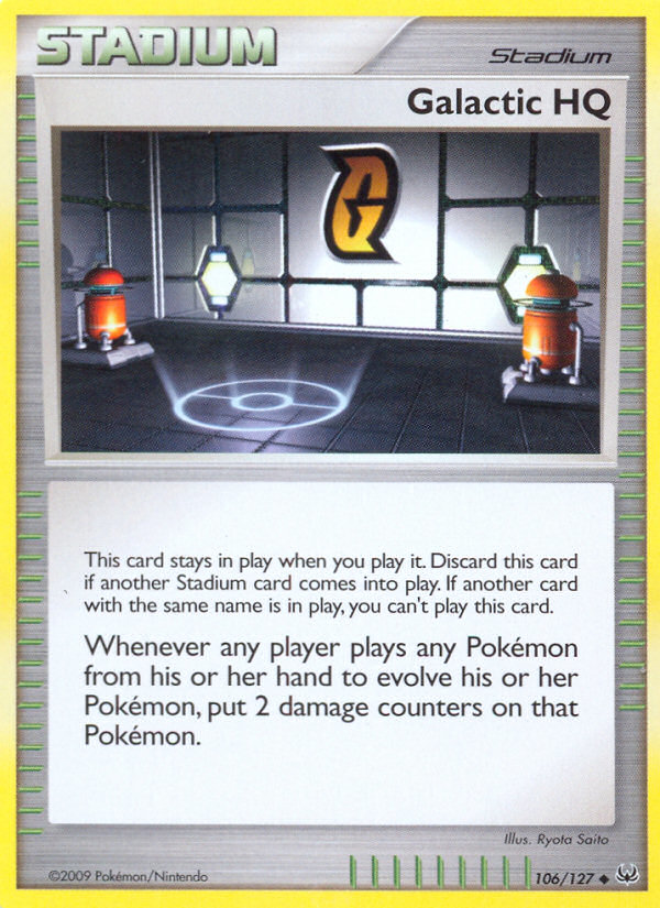 Galactic HQ – Platinum 106/127 Pokémon card