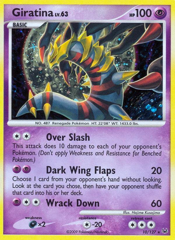 Giratina – Platinum 10/127 Pokémon card