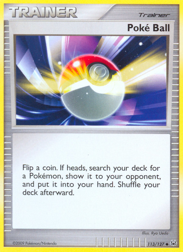 Poké Ball – Platinum 113/127 Pokémon card