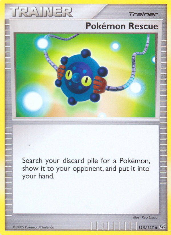Pokémon Rescue – Platinum 115/127 Pokémon card