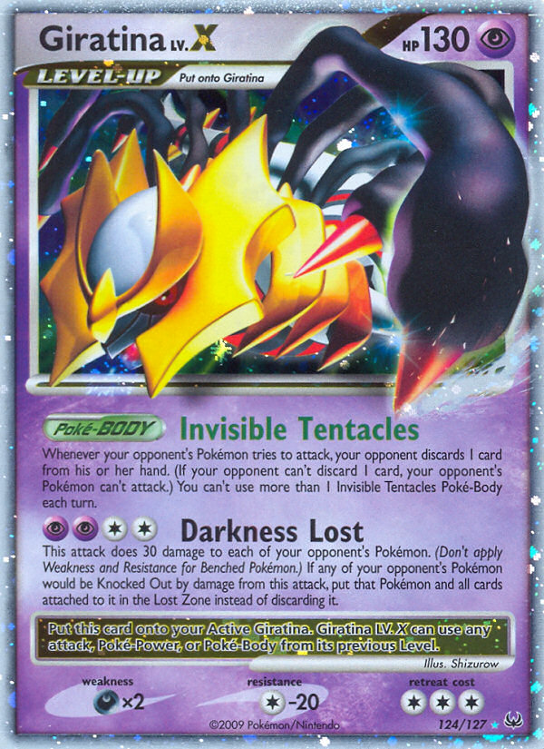 Giratina LV.X – Platinum 124/127 Pokémon card