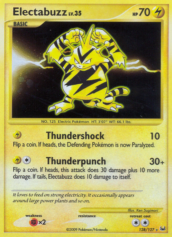 Electabuzz – Platinum 128/127 Pokémon card