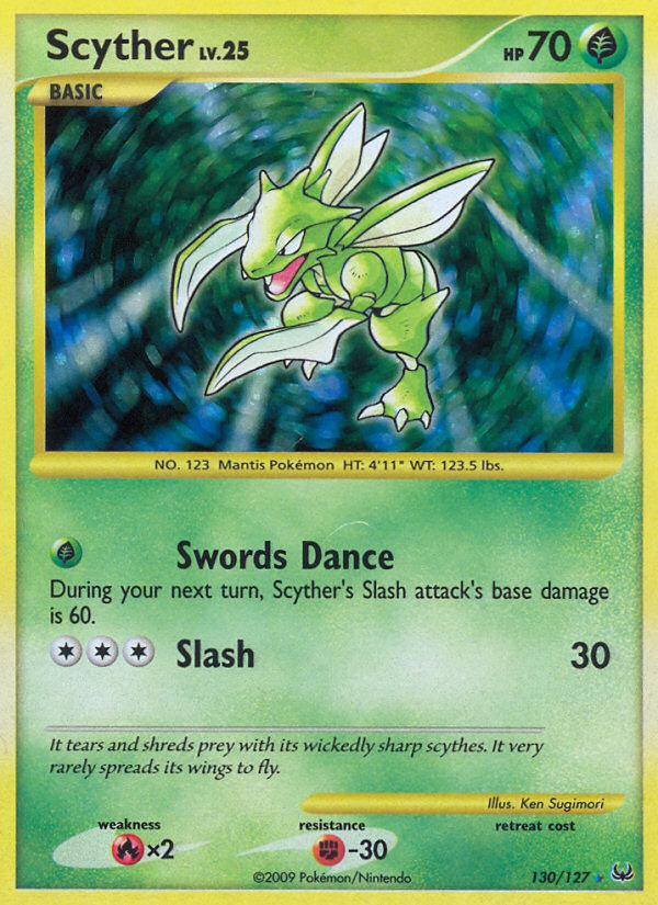 Scyther – Platinum 130/127 Pokémon card