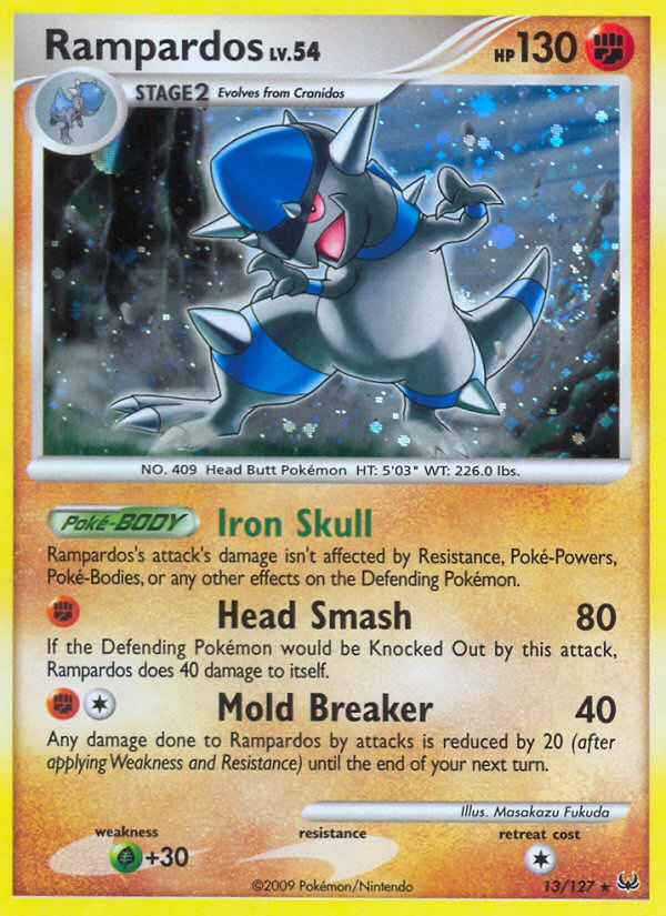 Rampardos – Platinum 13/127 Pokémon card