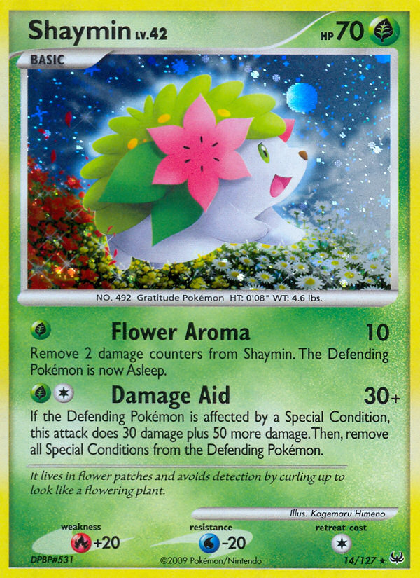 Shaymin – Platinum 14/127 Pokémon card