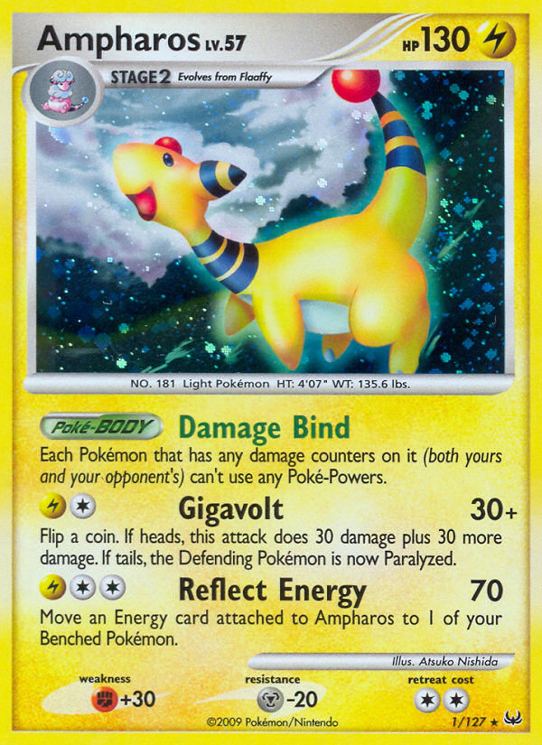 Ampharos – Platinum 1/127 Pokémon card