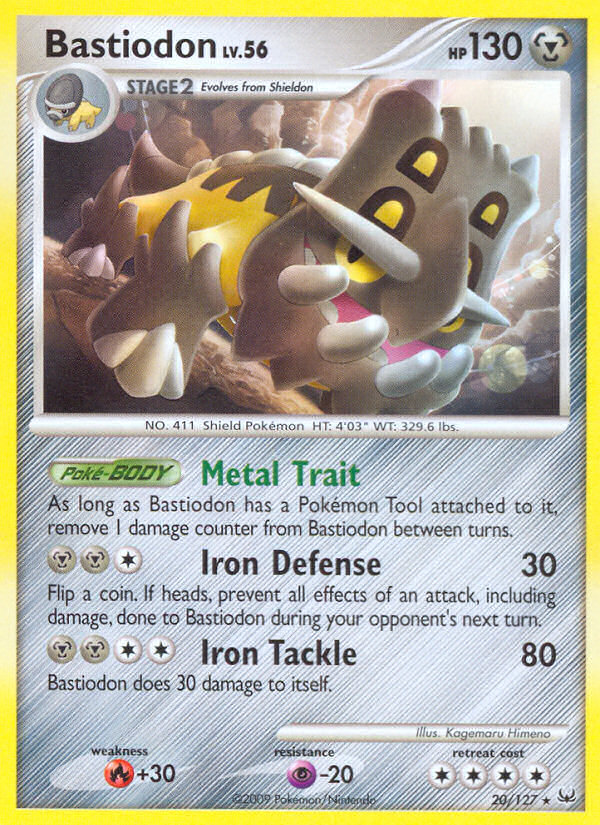 Bastiodon – Platinum 20/127 Pokémon card