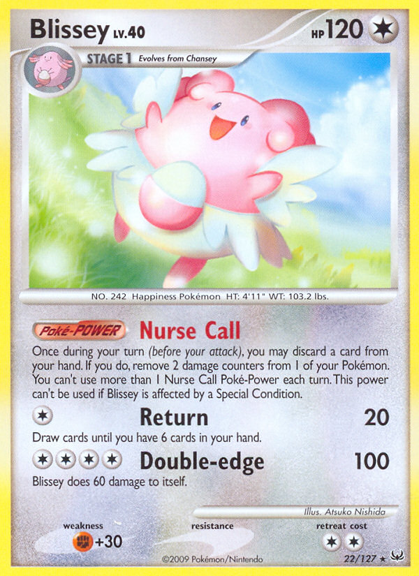 Blissey – Platinum 22/127 Pokémon card